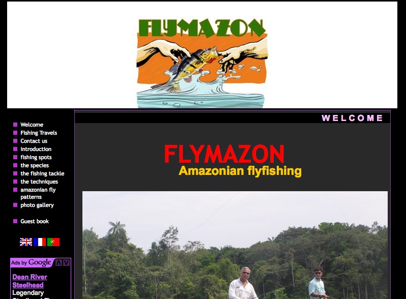 Pêche à la mouche amazonienne : Techniques de pêche à la mouche des poissons de sport d'Amazonie et voyages de pêche en Amazonie avec guide français parlant le portugais du Brésil.