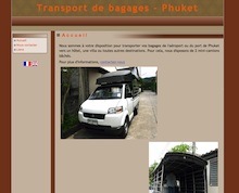 Transport de bagages � Phuket : Pour le transport de bagages de l'a�roport de Phuket vers votre h�tel ou une r�sidence, n'h�sitez pas � faire appel � nous.